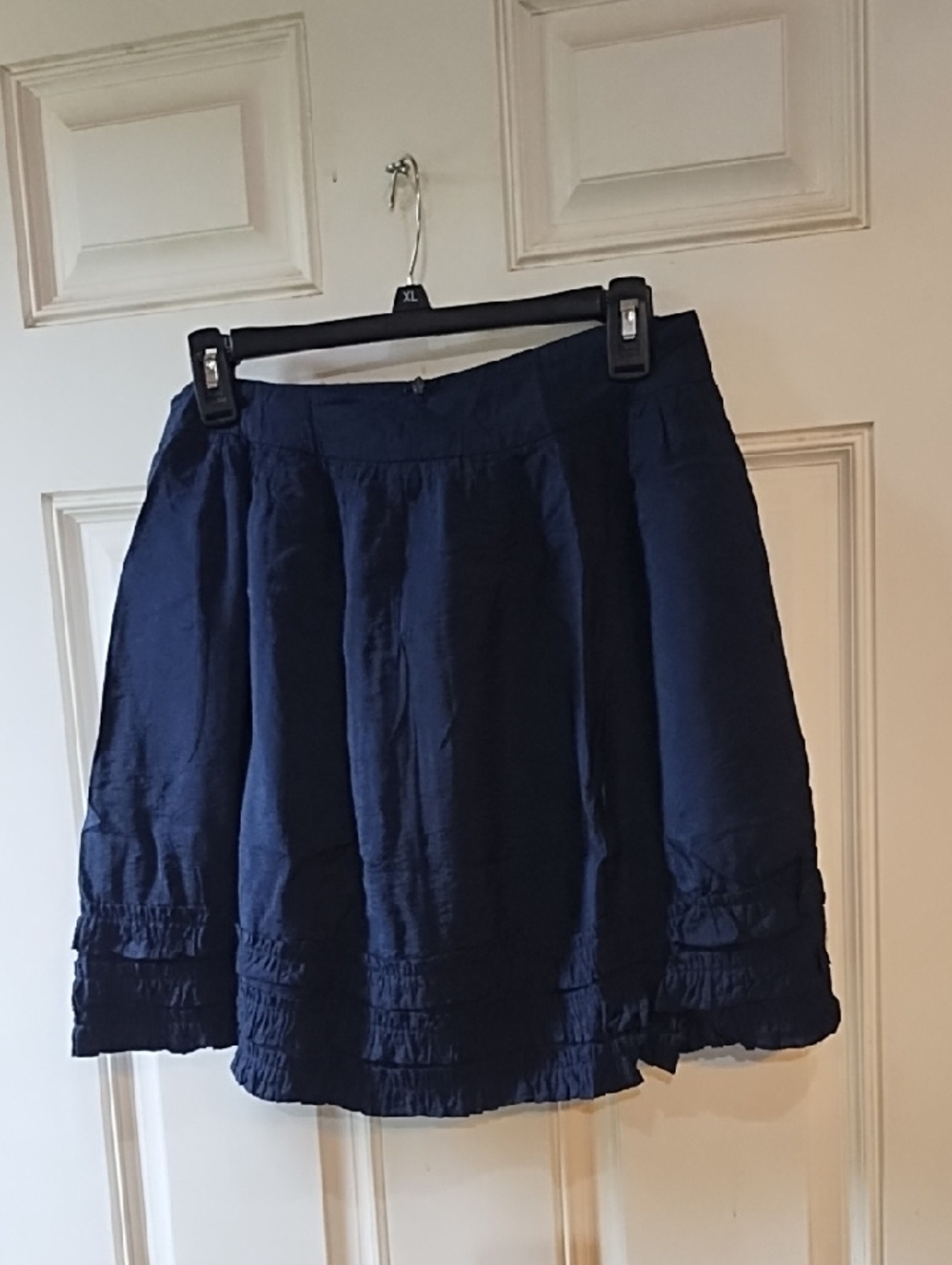 Down east Women's Navy Blue A-Line Skirt